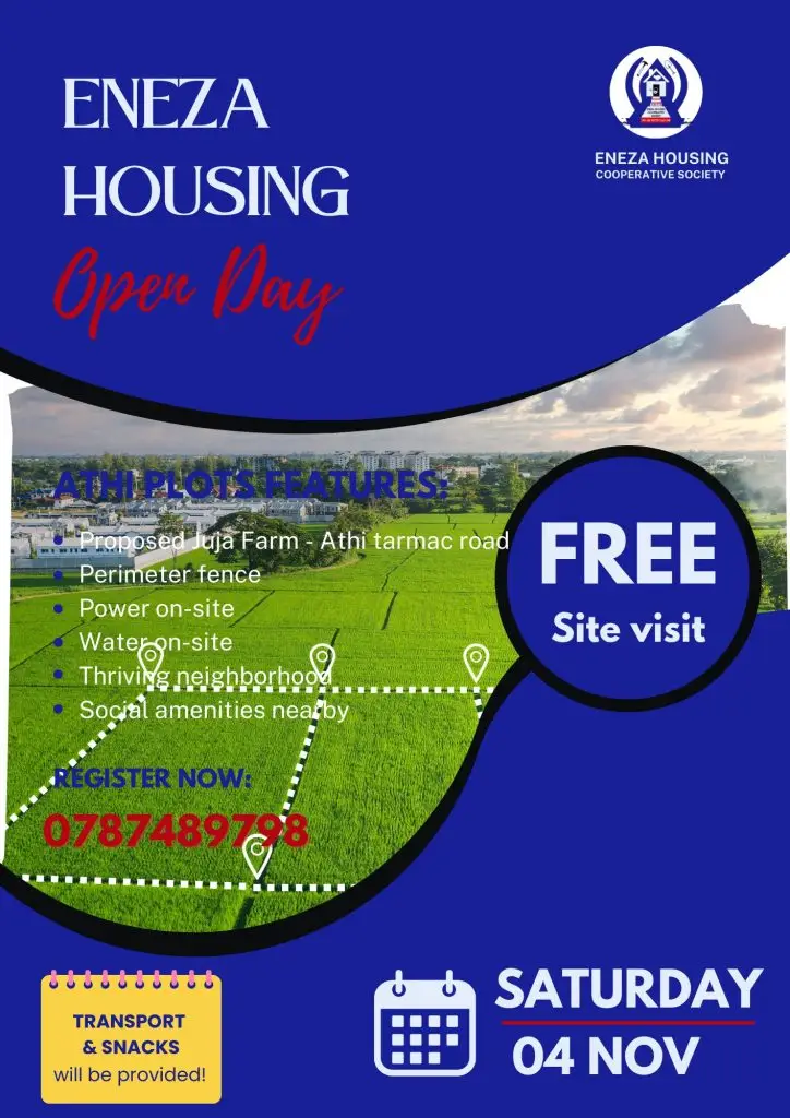 Eneza Housing Cooperative Sacco Open Day