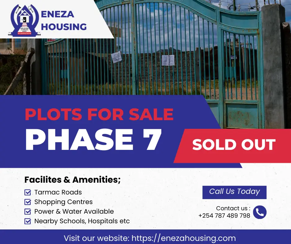 PLOTS FOR SALE - PHASE 7 UZIMA COURT