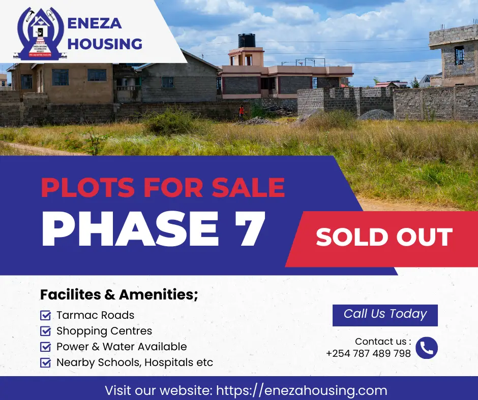 PLOTS FOR SALE - PHASE 7 UZIMA COURT