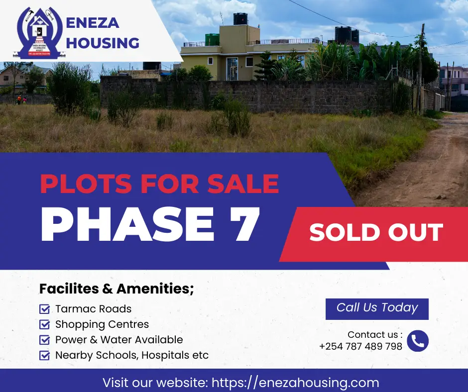 PLOTS FOR SALE - PHASE 7 UZIMA COURT